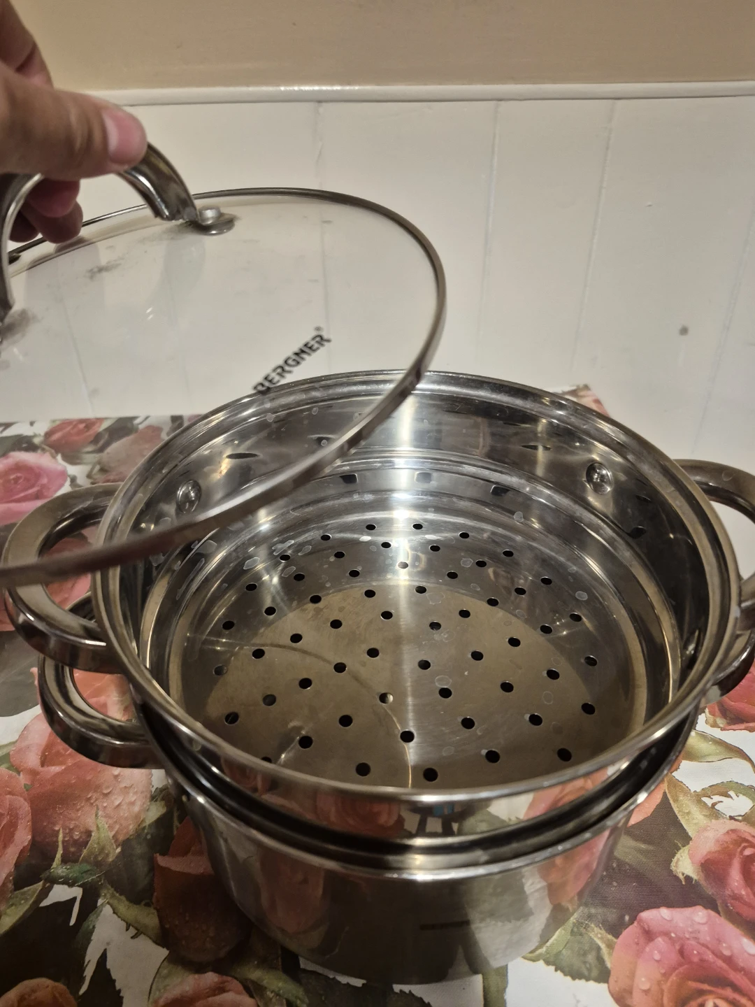 Bergner Steamer Pot, inside clean - photo 2