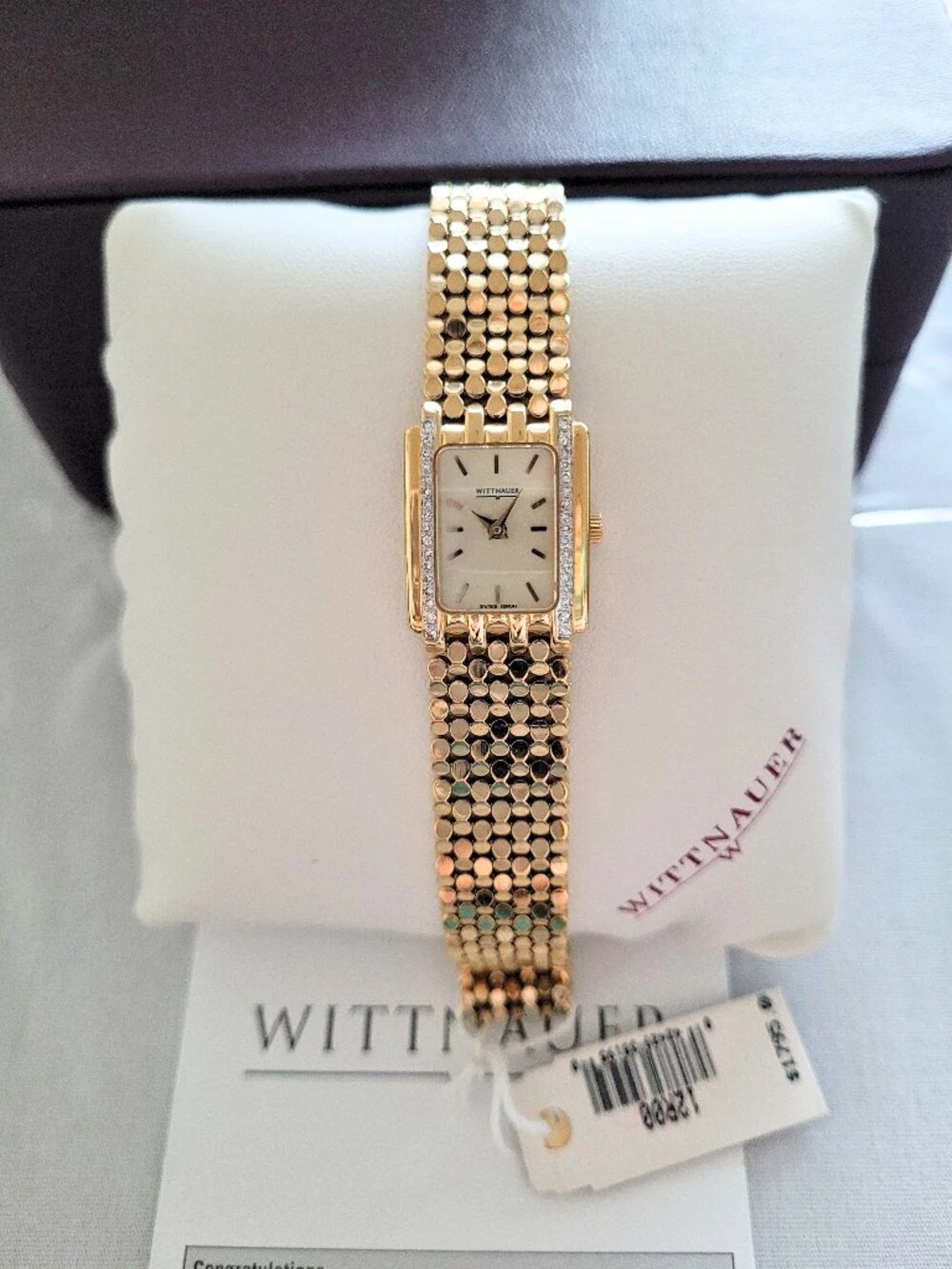 Wittnauer Women's 12R00 Diamond Gold Swiss Vintage Watch - photo 2