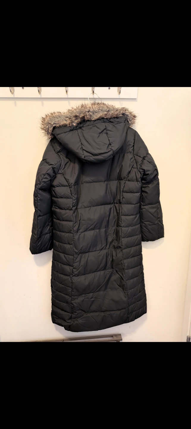 Eddie Bauer Women's Puffer Coat with Fur Hood - Black - photo 2