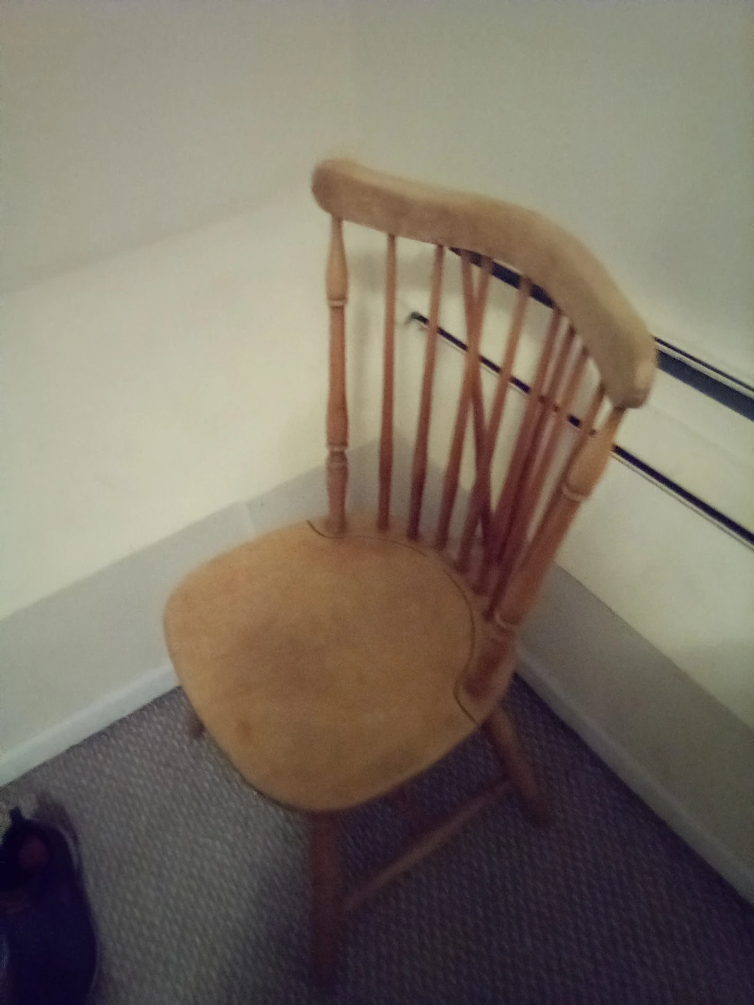 Wooden Spindle Back Dining Chair - photo 3