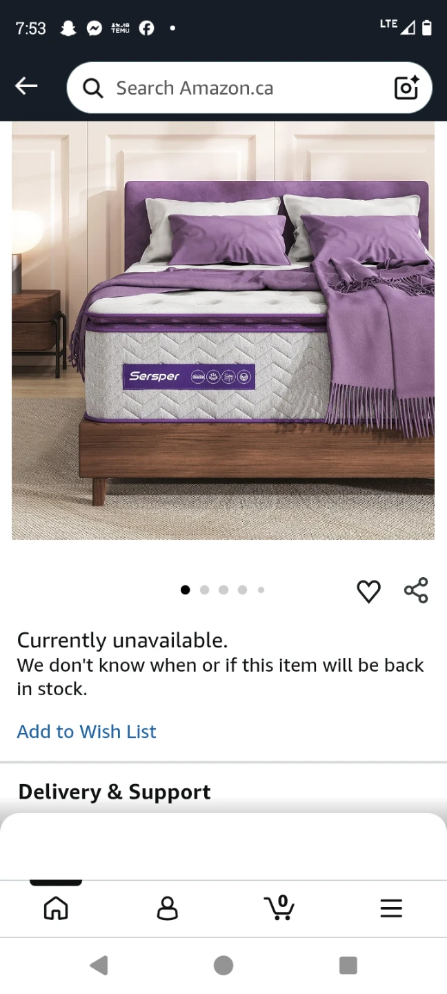 Sersper Gel-Infused Memory Foam Mattress (Model: PHA) - photo 4