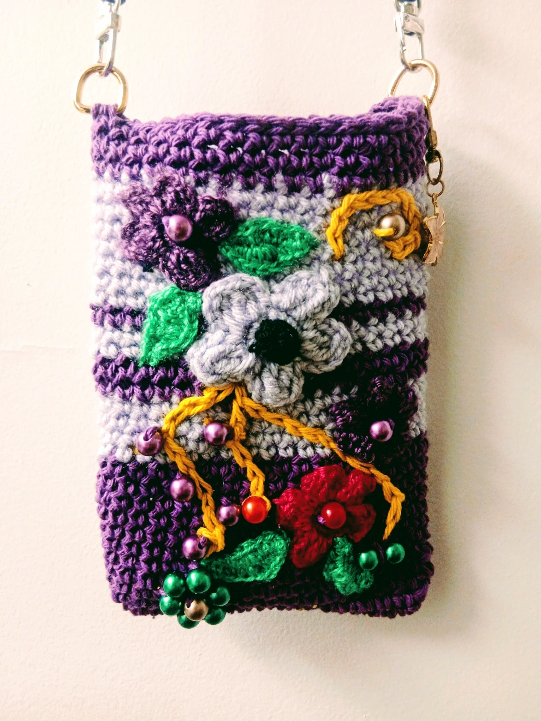 Cell phone cross body bag