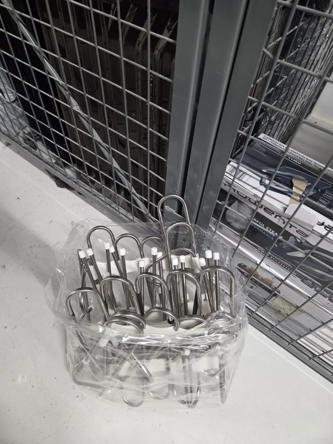 Set of 12 Metal Clothes Hangers with Rubber Grips
