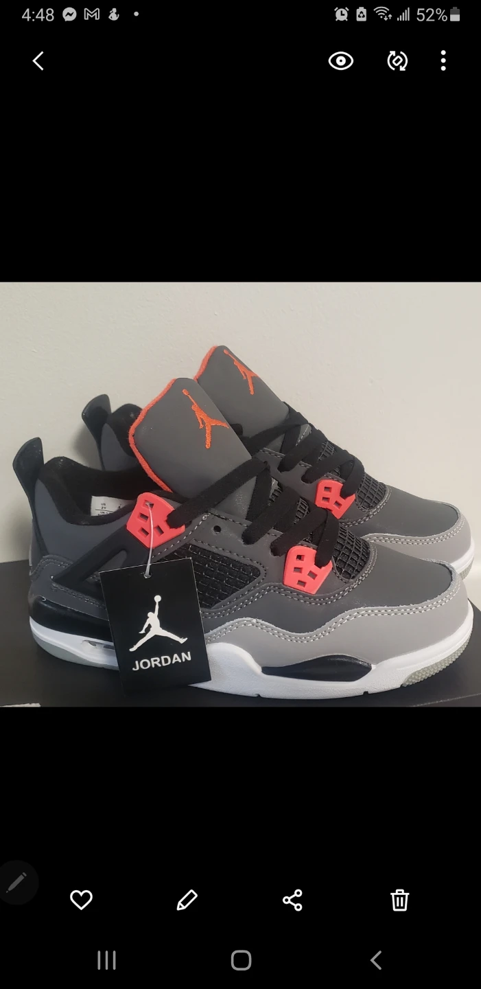 Brand new Boys Air Jordan 4 Retro TD