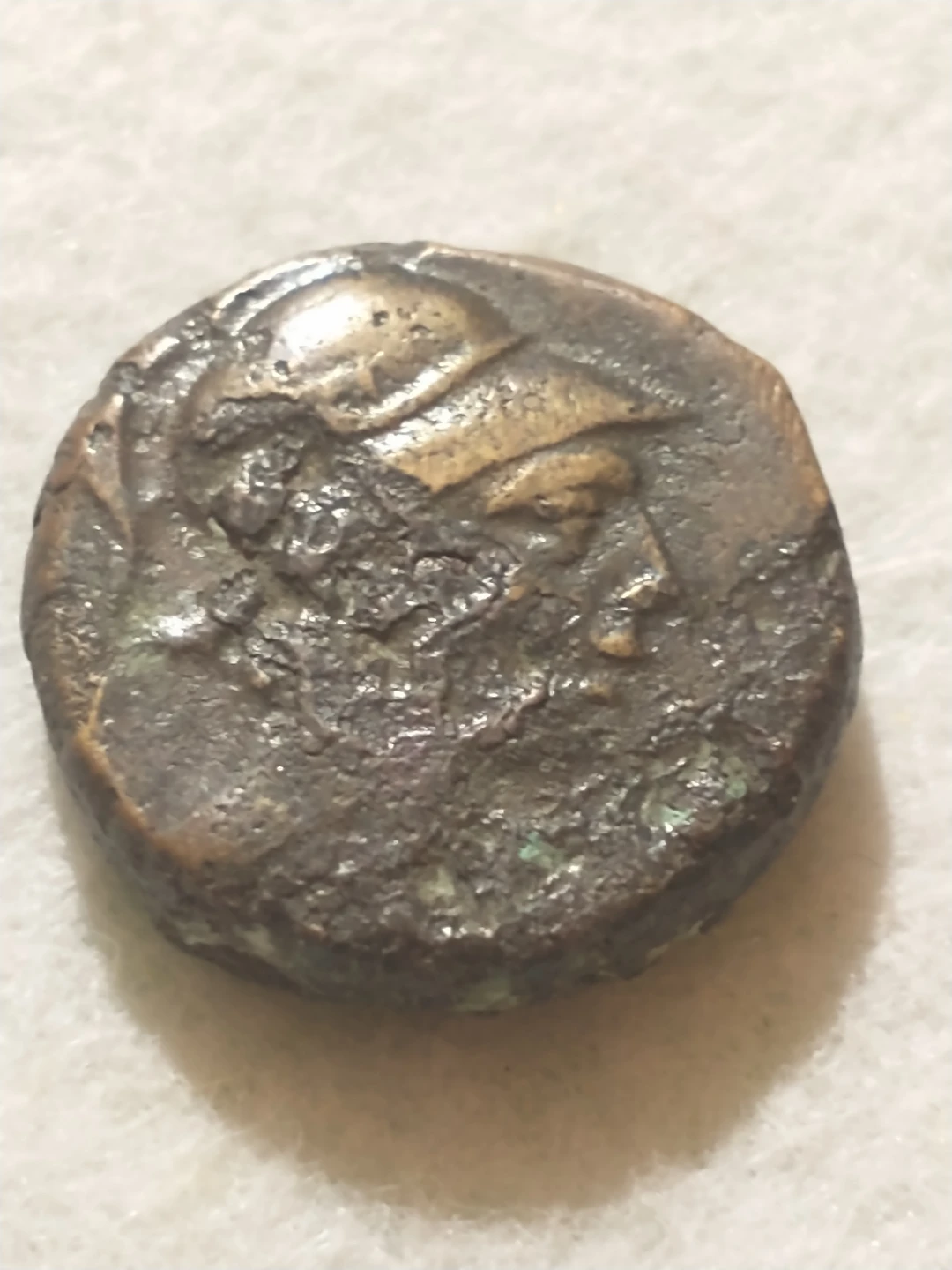 Nice 120-63 BC Amisos, Pontos ancient Greek bronze (mint error?) - photo 3