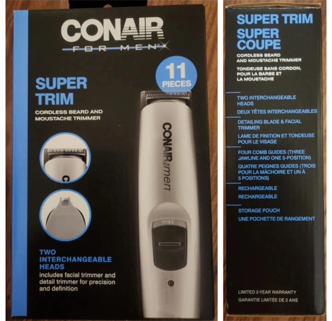 ⚽ Conair For Men Super Trim Cordless Trimmer
