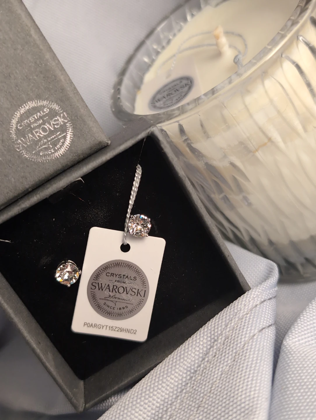 NIC & SYD Earrings and Hidden Jewelry Candle Set - photo 2