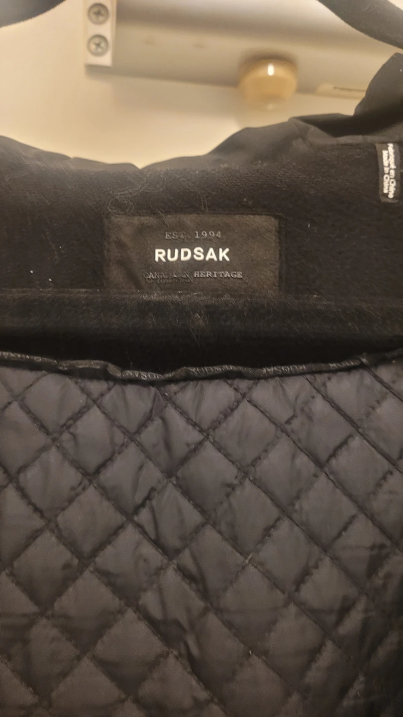 Rudsak Black Winter Coat with Fur Hood - photo 2