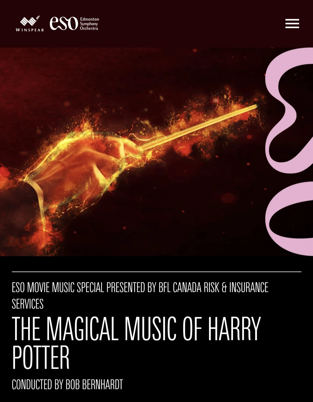 Edmonton Symphony Orchestra - The Magical Music of Harry Potter