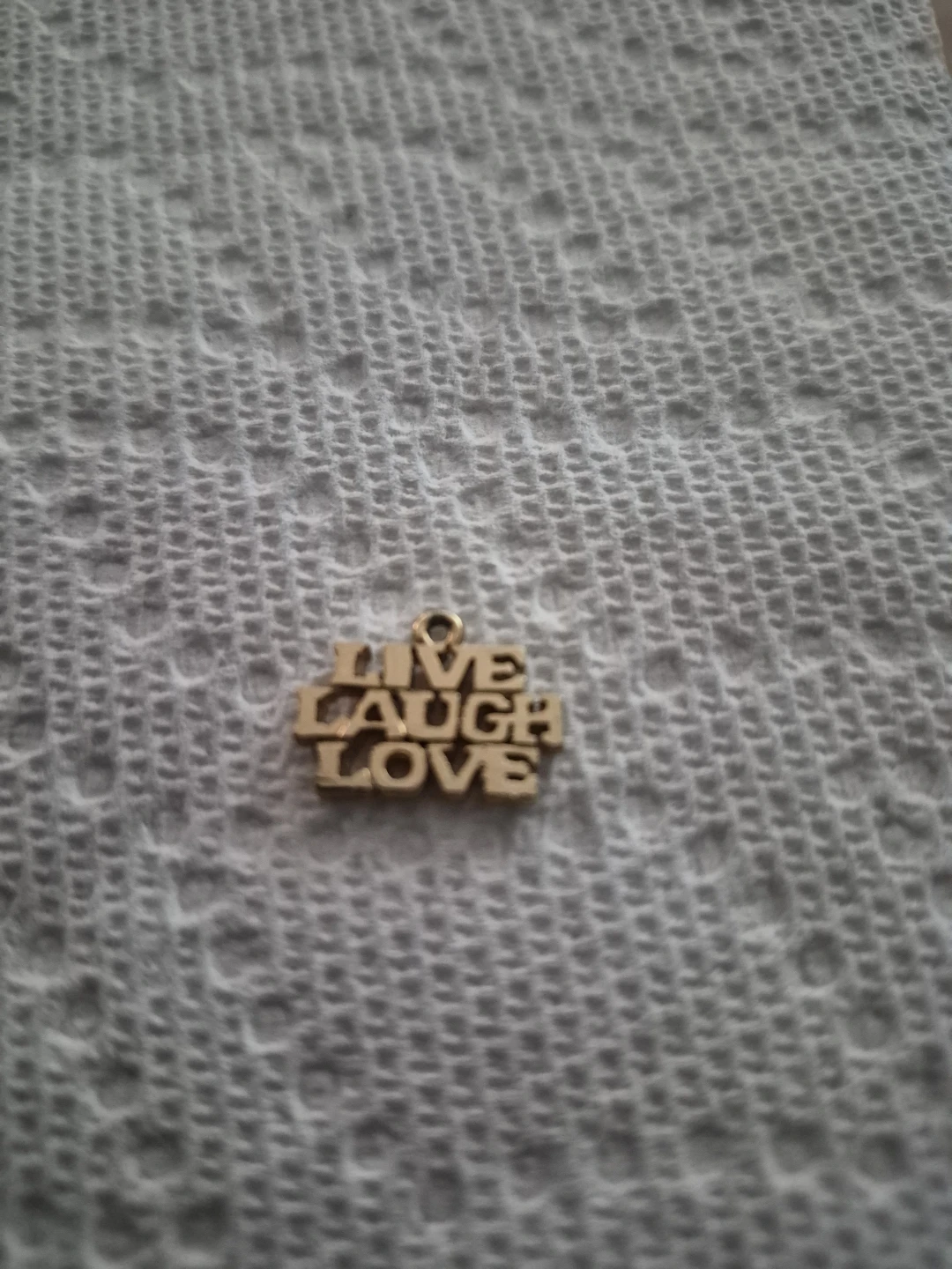 Live Laugh Love Charm Pendant