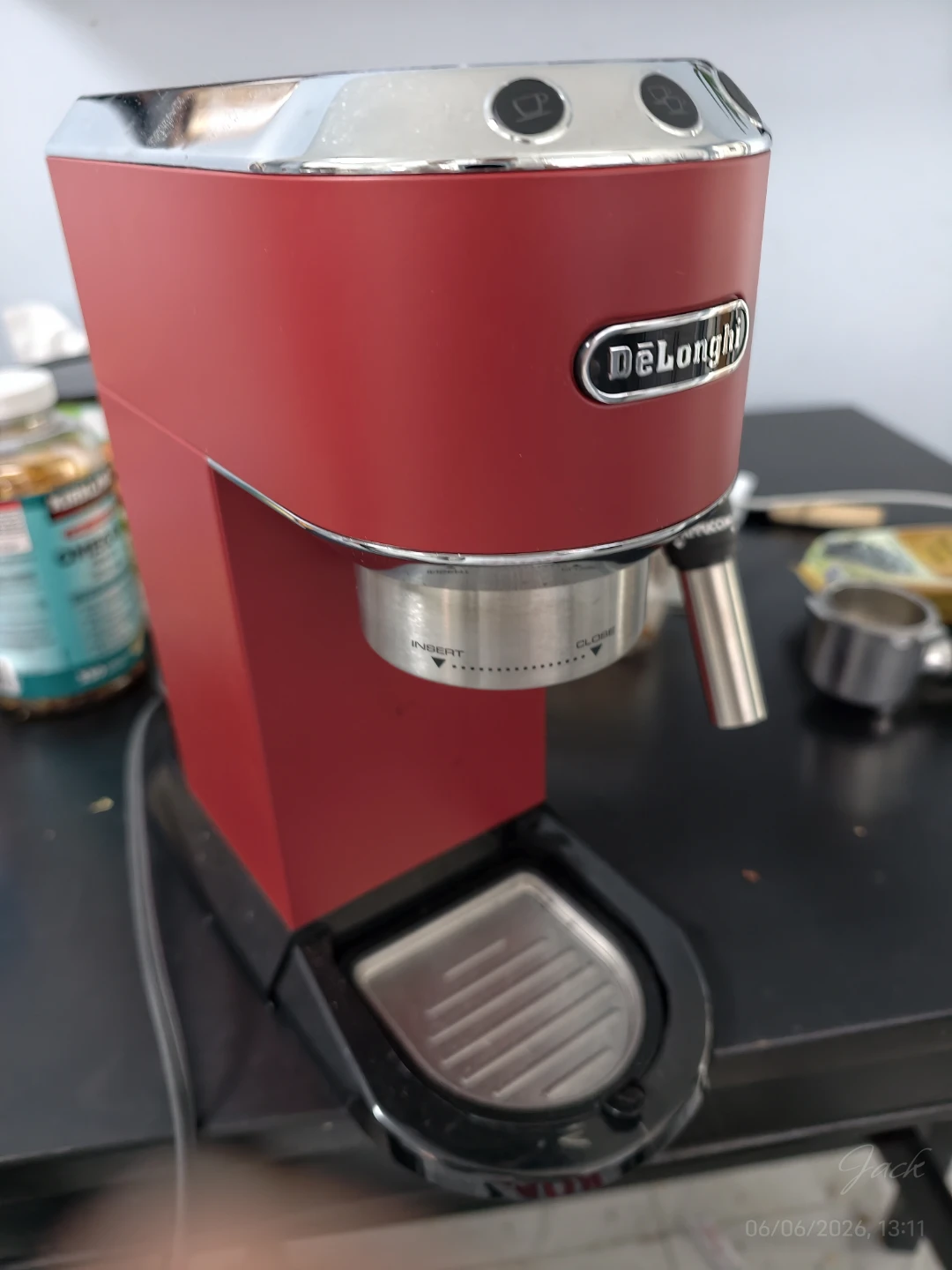 DeLonghi Red Espresso coffee Machine - photo 2