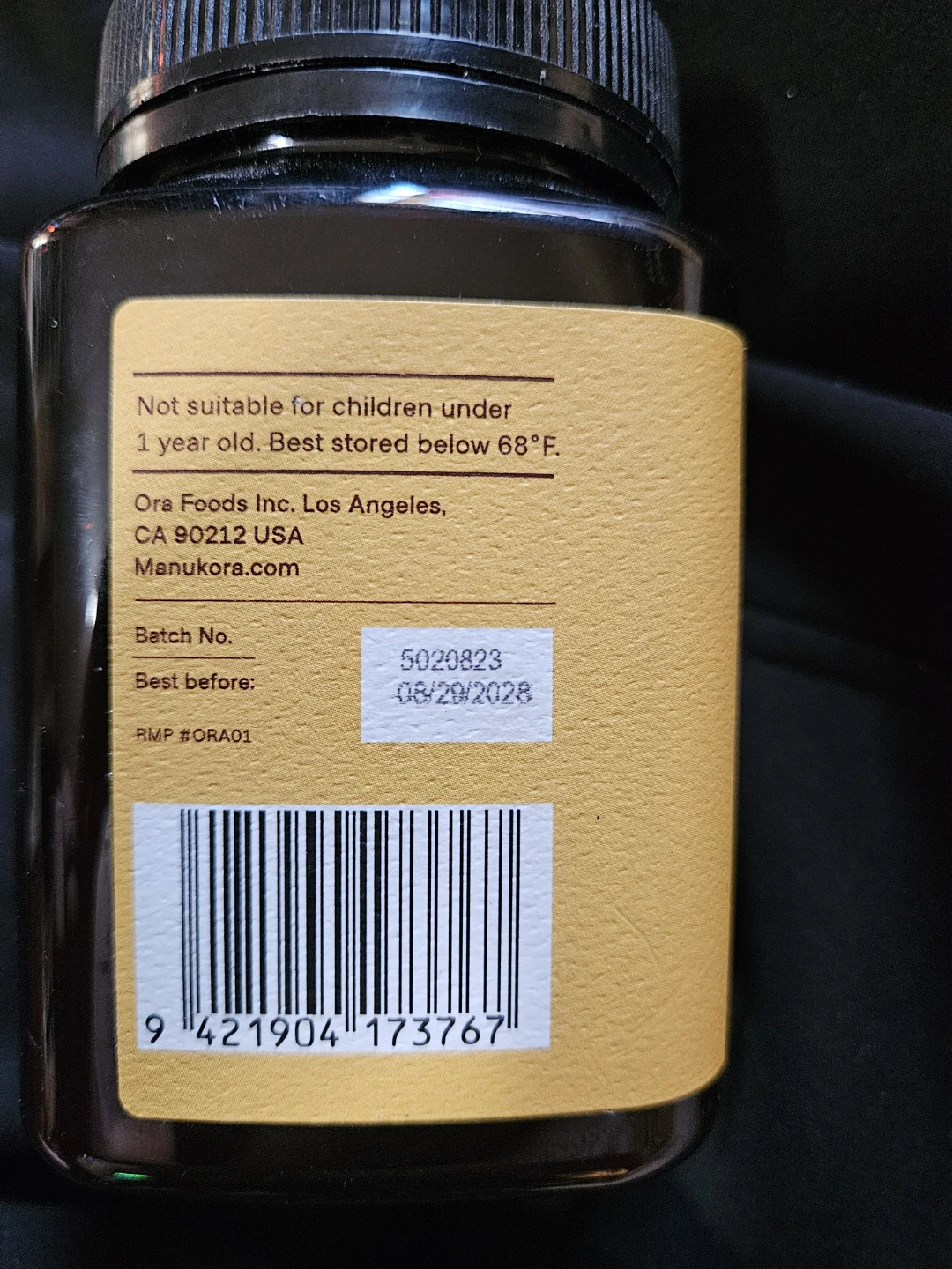 Manukora Raw Manuka Honey 50+ MGO 500g - photo 3