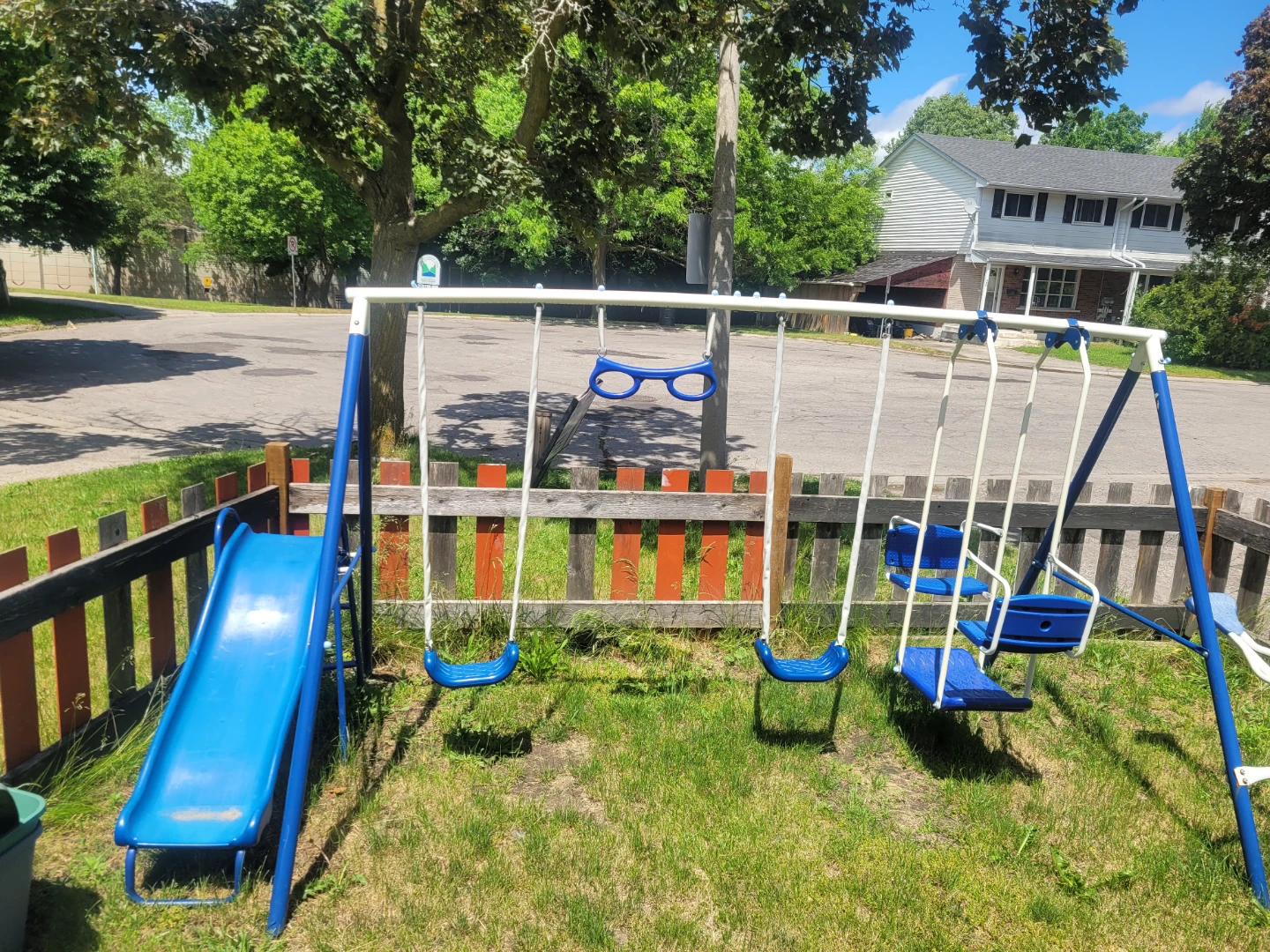 Swing Set with Slide and Seesaw - photo 2