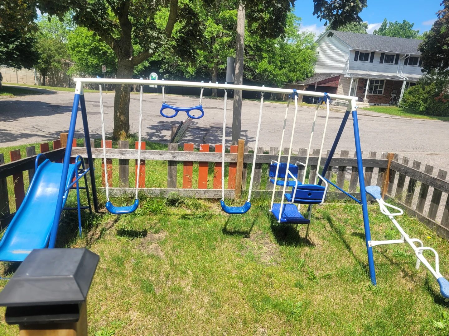 Swing Set with Slide and Seesaw - photo 3