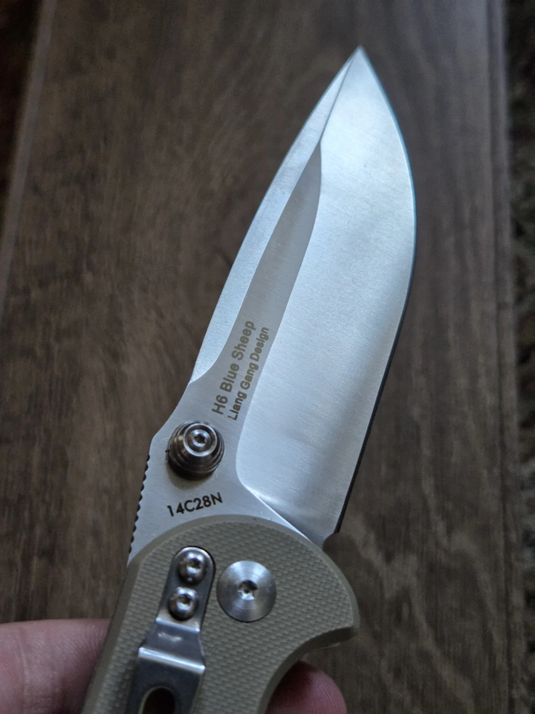 Real Steel H6 Blue Sheep Knife