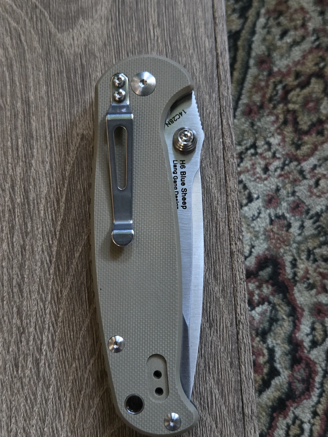 Real Steel H6 Blue Sheep Knife - photo 4