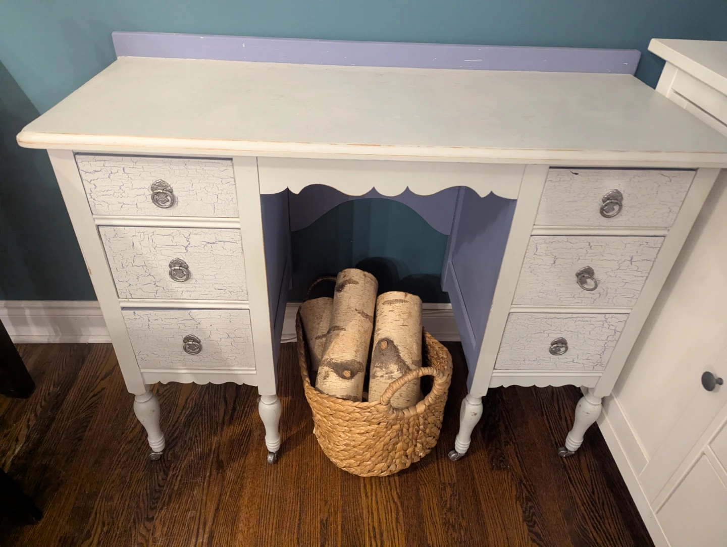 Vanity Desk with Drawers - photo 2