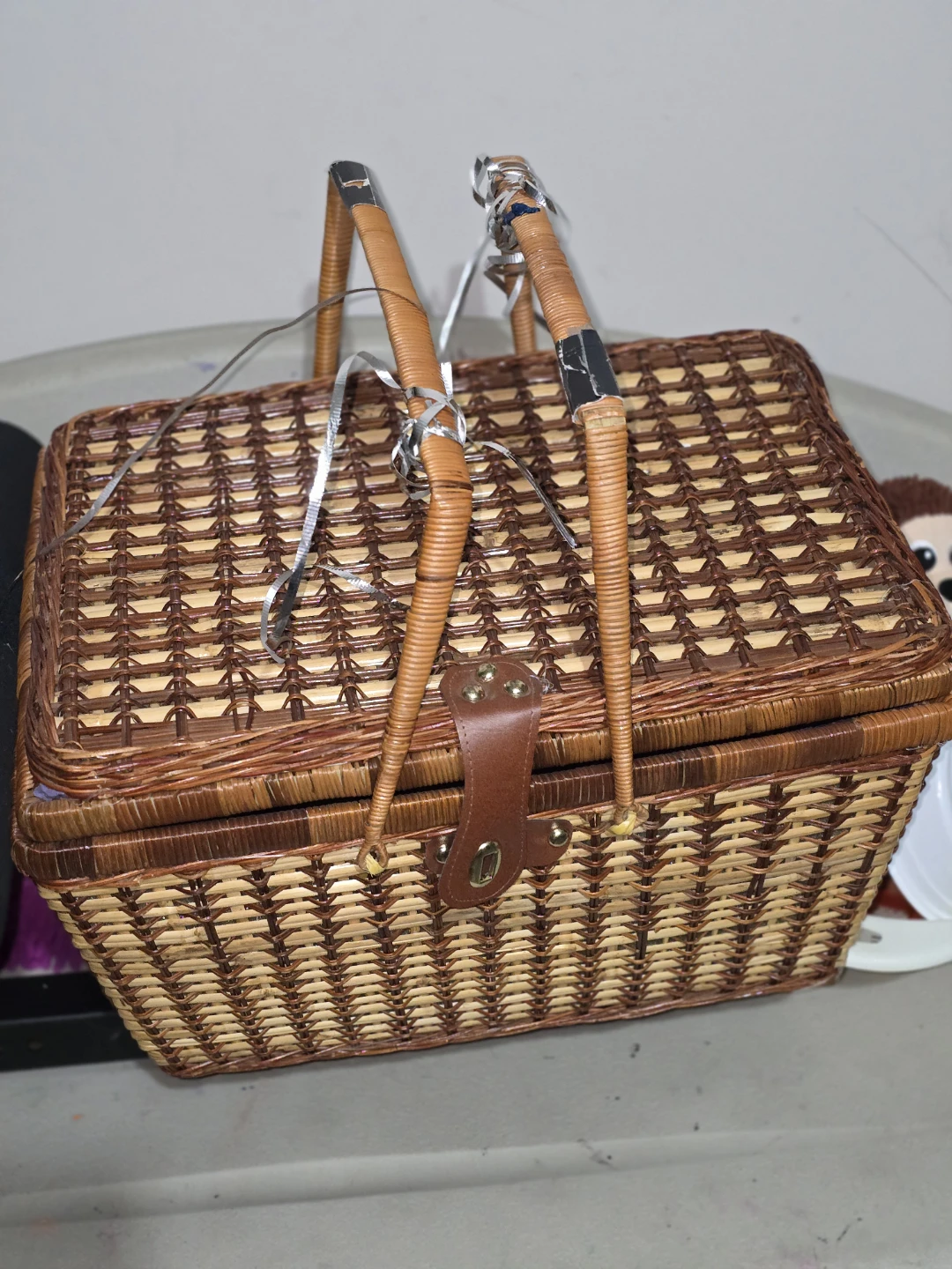 Wicker Picnic Basket - photo 3