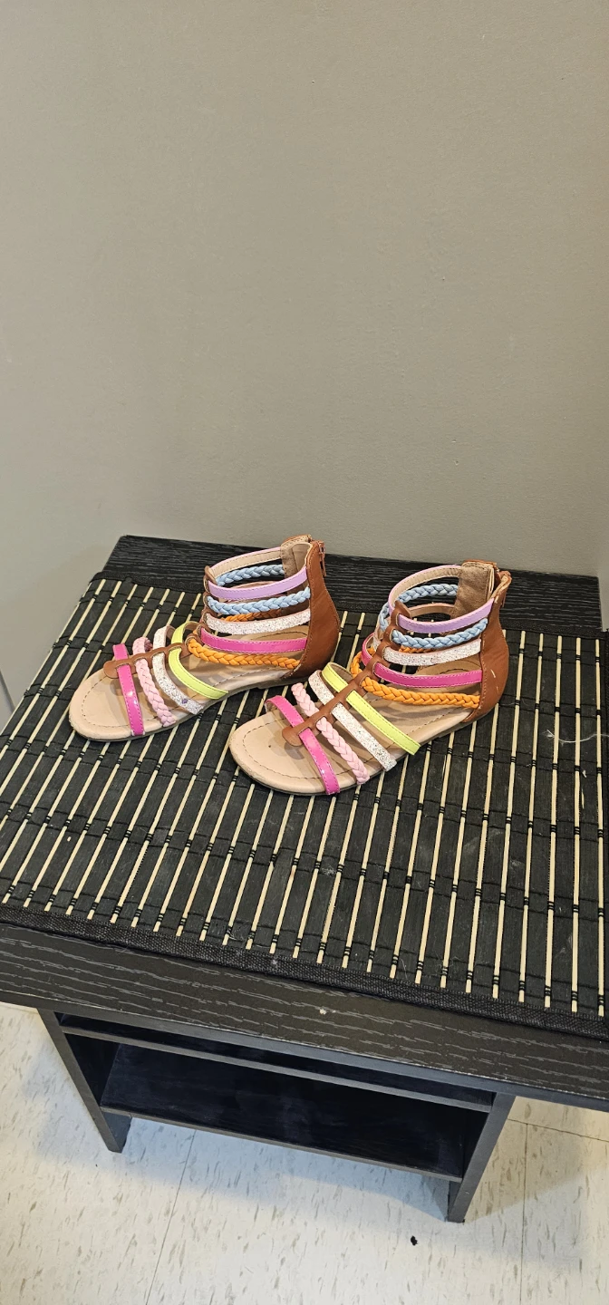 Glazed Gladiator Sandals