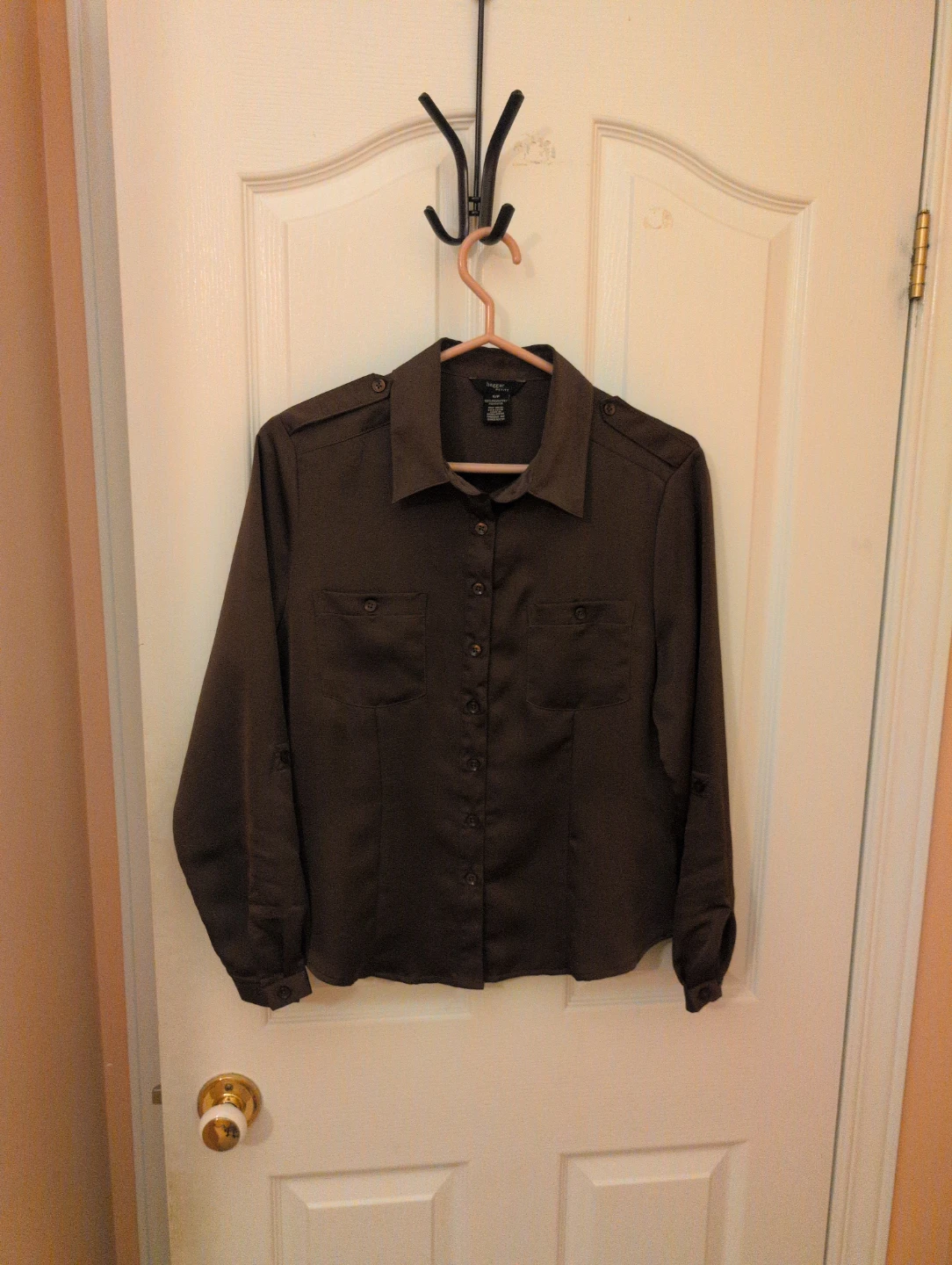 Haggar Petite Button-Up Shirt - photo 3