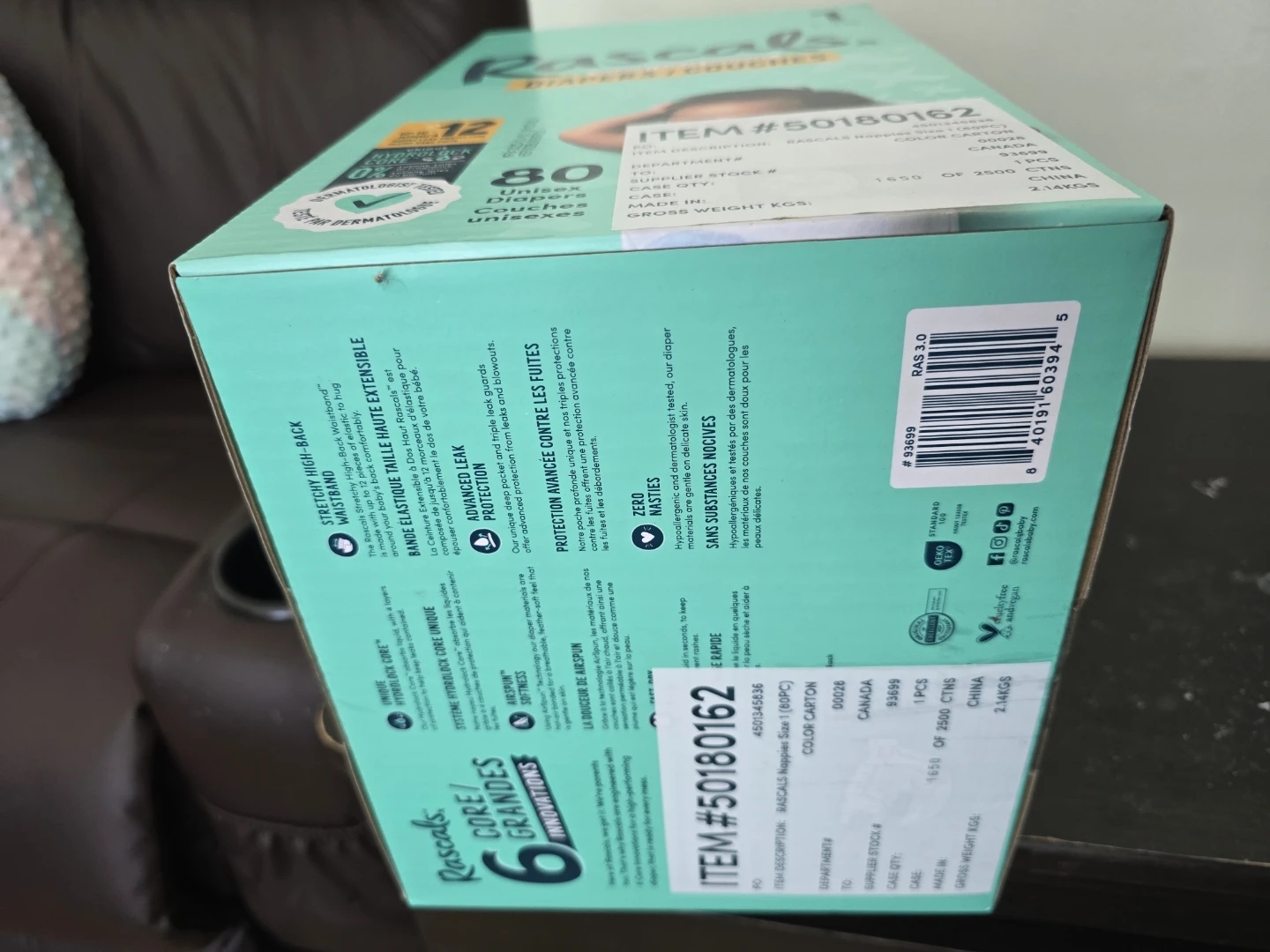 Rascals Size 1 Diapers/Couches (80 Count) - photo 2