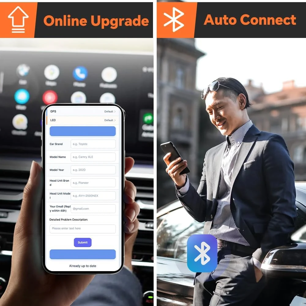 CarlinKit Wireless CarPlay Android Auto Adapter - photo 3