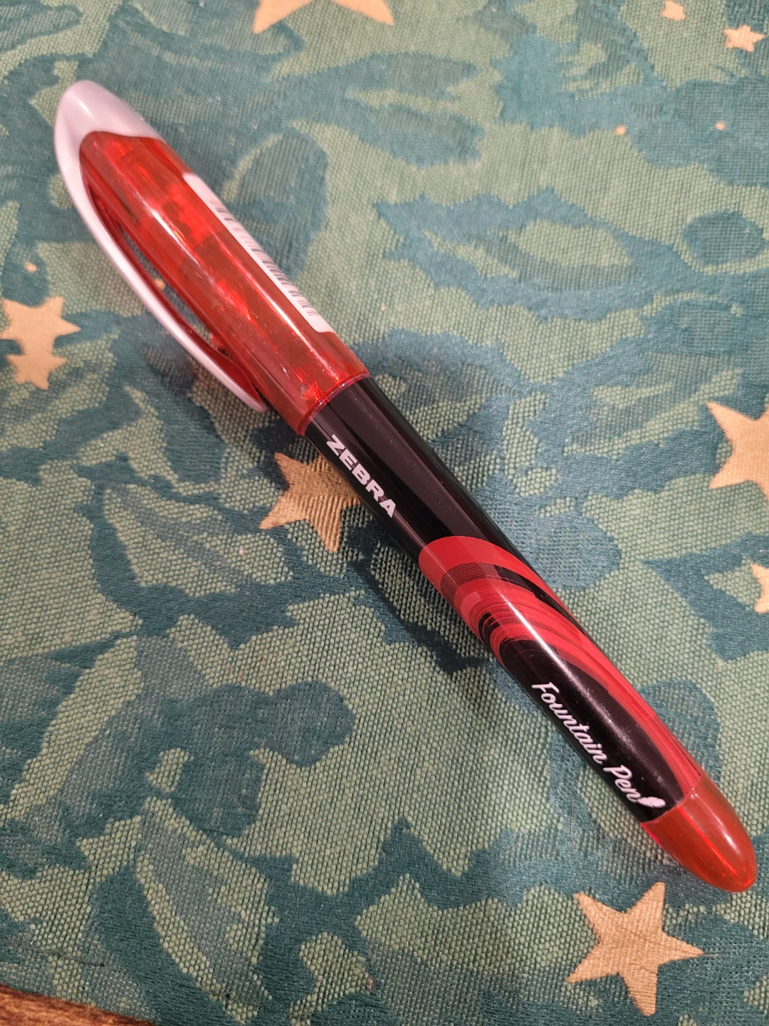 Zebra Fountain Pen - Red ⚽️