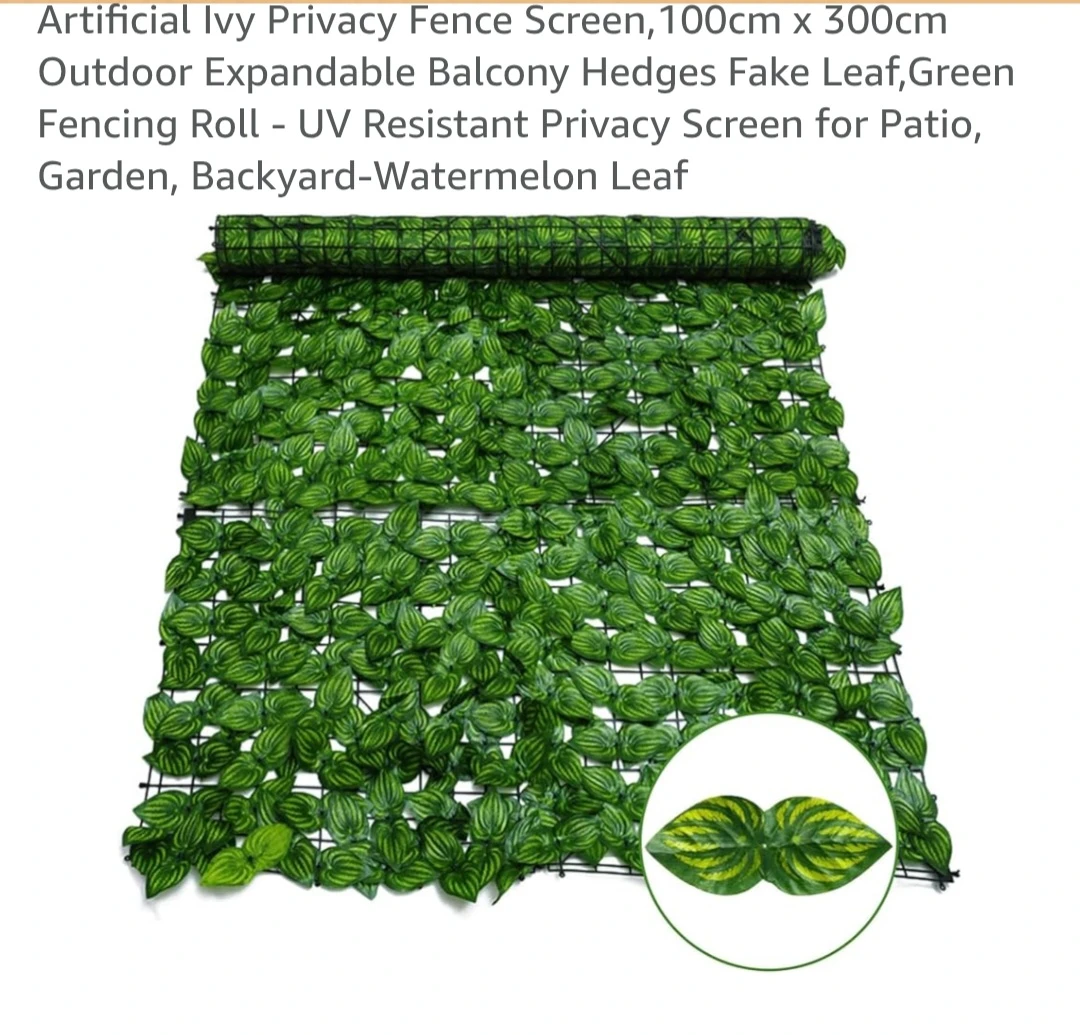 Artificial Ivy Privacy Screen ( 1 metre x 3)