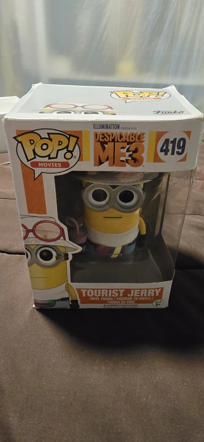 Funko Pop! Despicable Me 3 Tourist Jerry #419 Vinyl Figure - photo 2