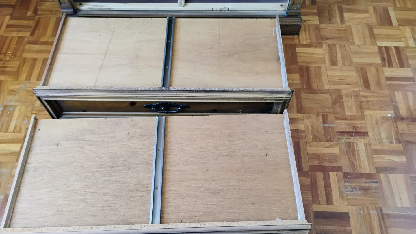 Wooden Armoire with Drawers and Shelves - photo 2