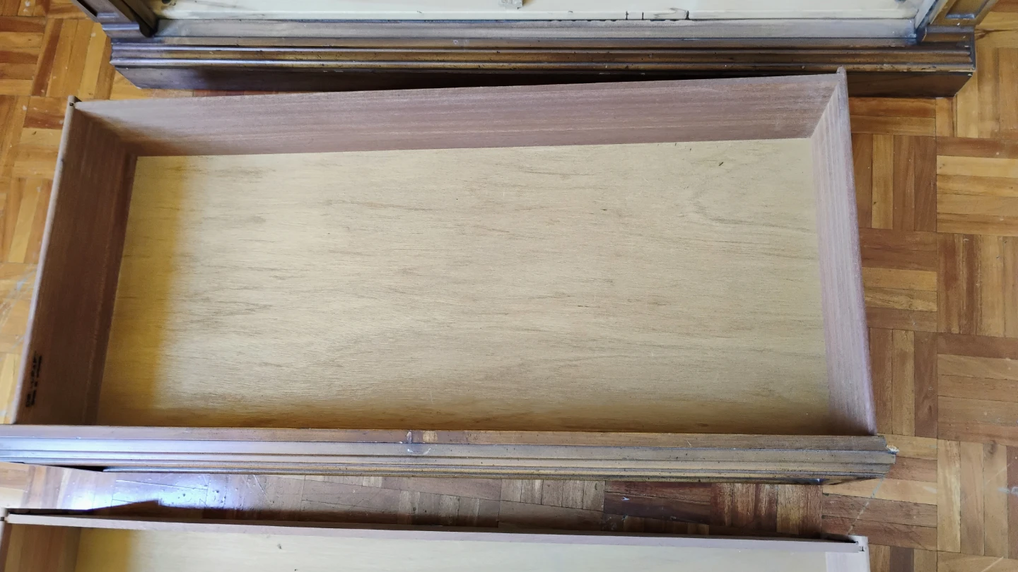 Wooden Armoire with Drawers and Shelves - photo 4