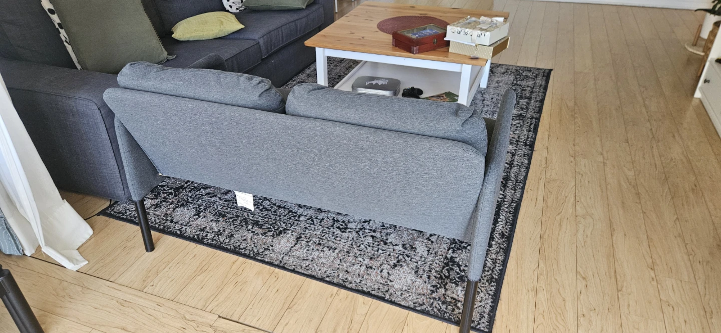 Grey Loveseat Sofa - photo 3