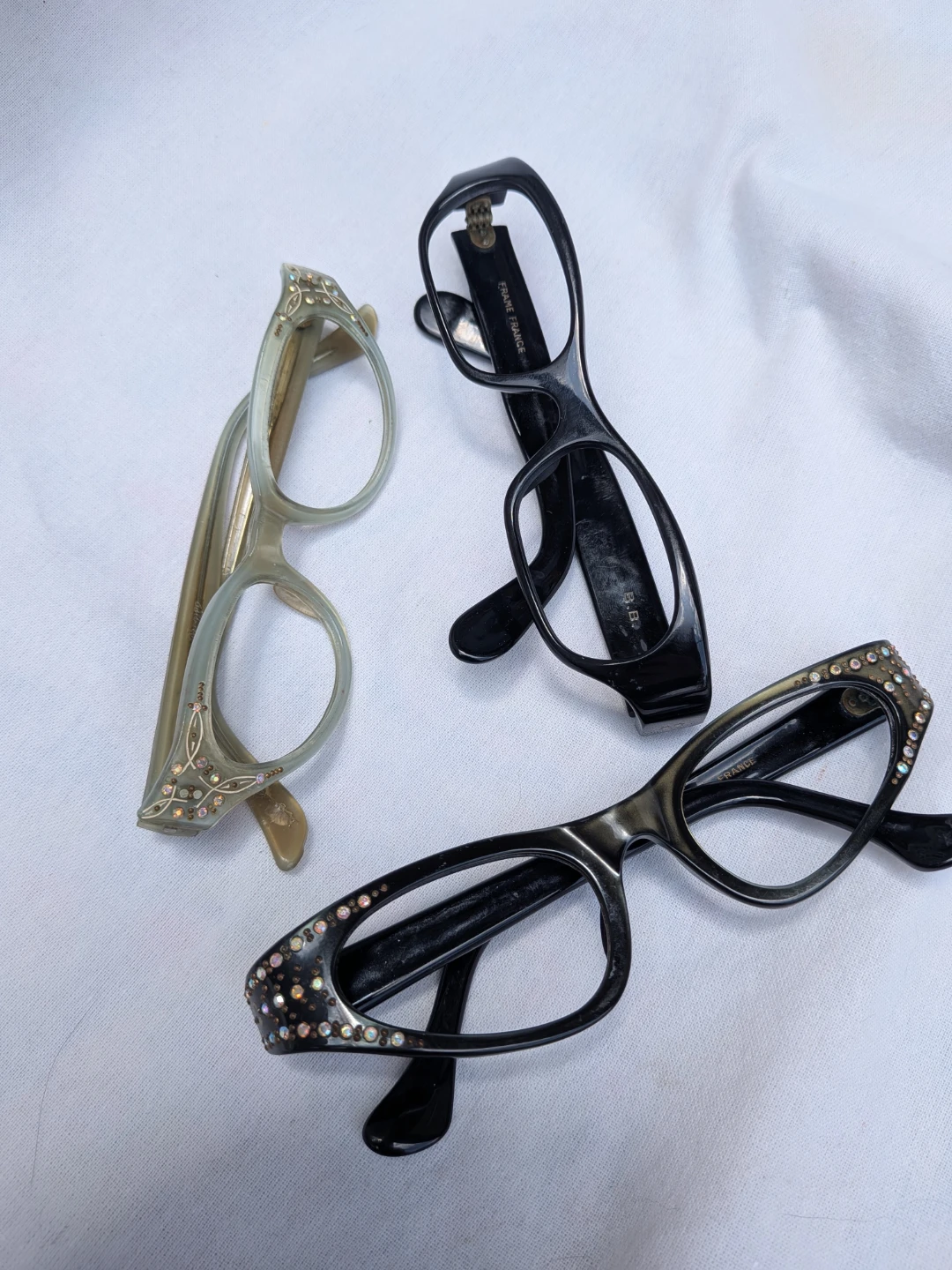Vintage Eyeglasses France Frames Lot