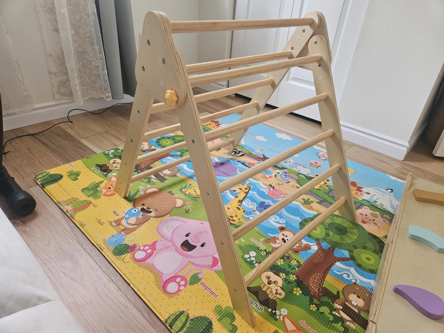 Wooden Climbing set with Slide - photo 4