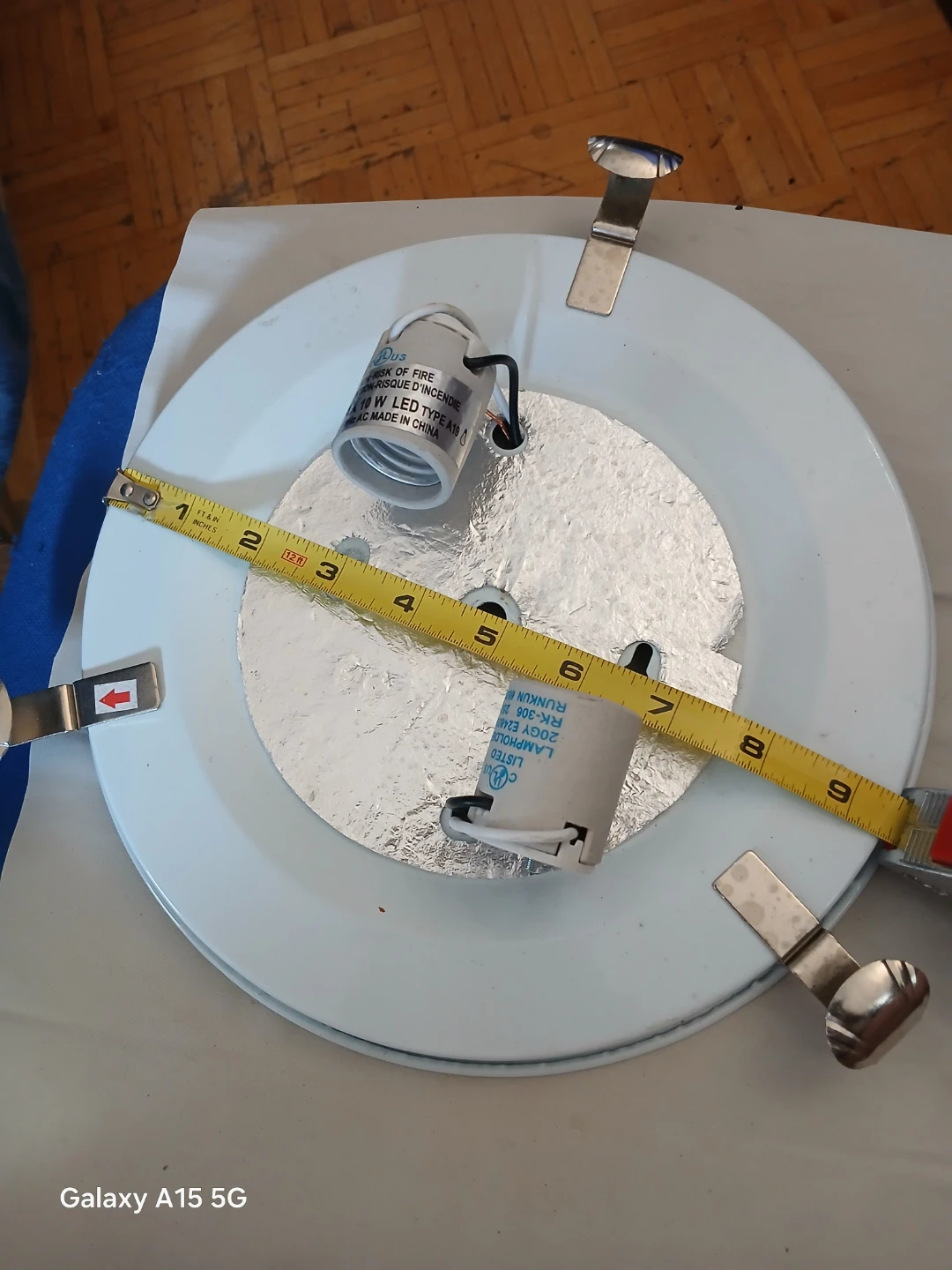 White Flush Mount Ceiling Light Fixture - photo 3