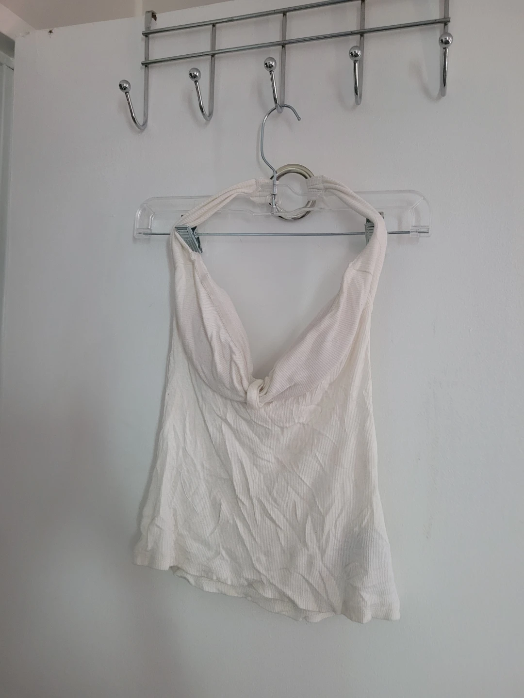 White Halter Top