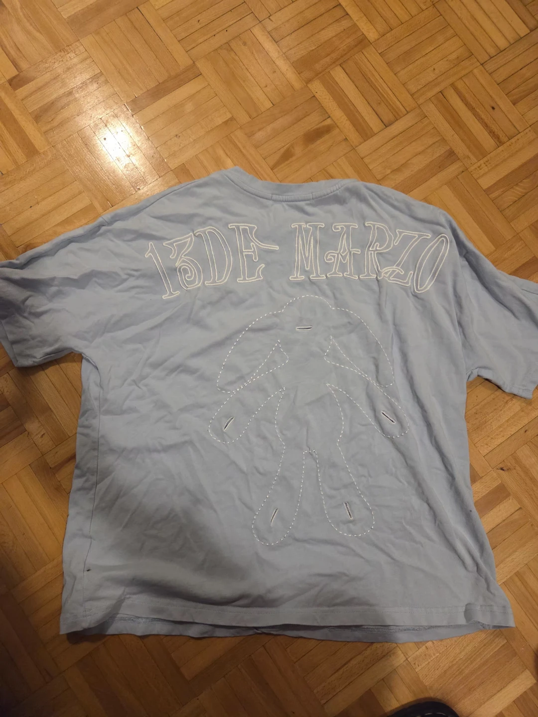 13DE MARZO Paris Light Blue T-Shirt - photo 2