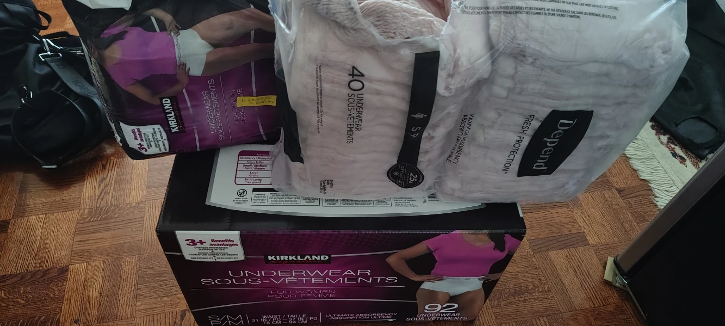 Small/medium women underwear pull-up bundle  144 total