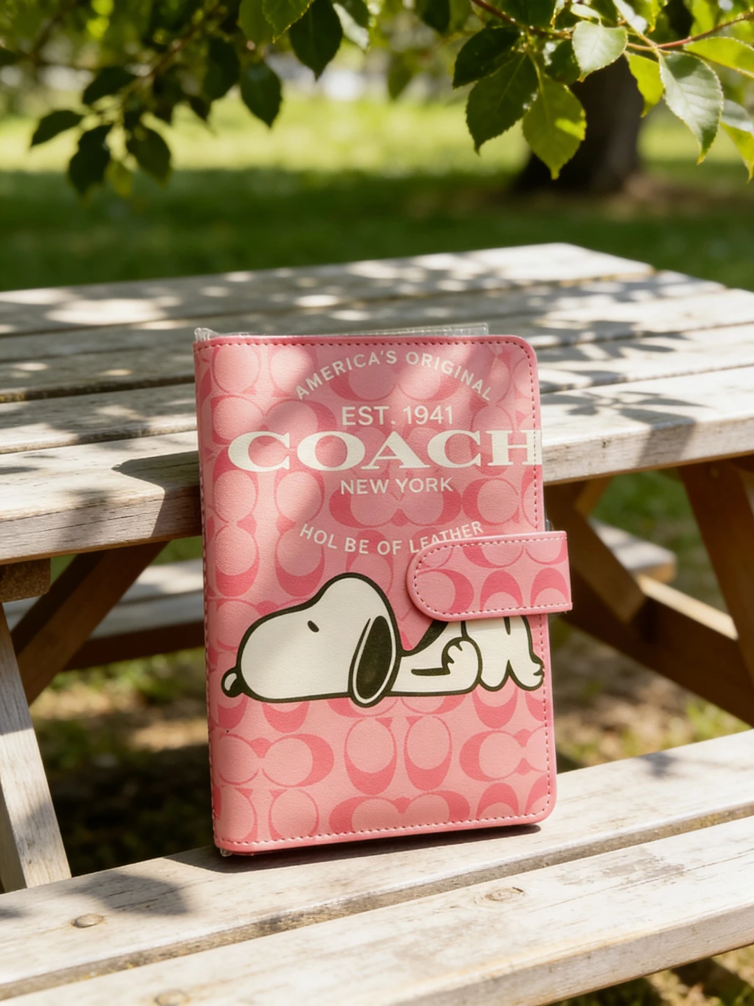 COACH x Snoopy Pink Planner/Notebook Cover - photo 4