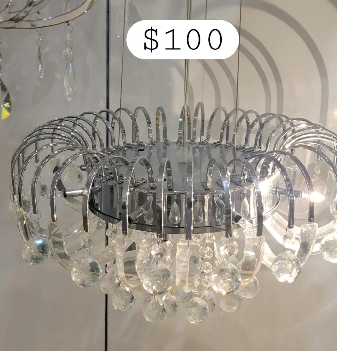 Crystal Chandelier Pendant Light Fixture