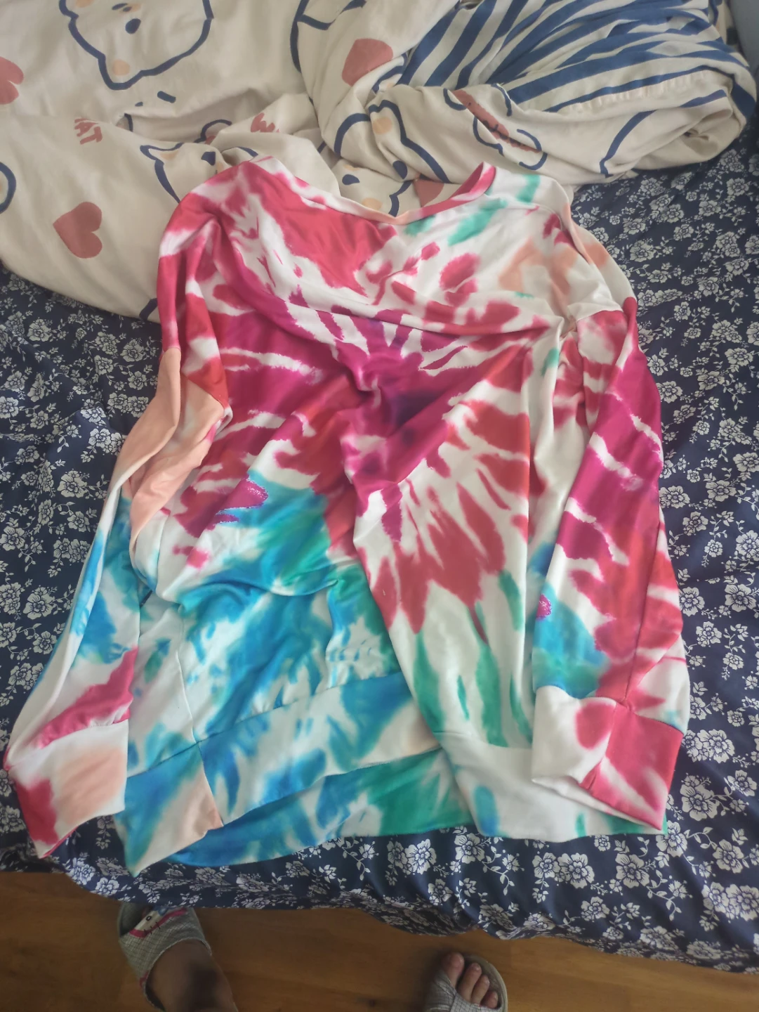 Tie-Dye Long Sleeve Sweatshirt - photo 2