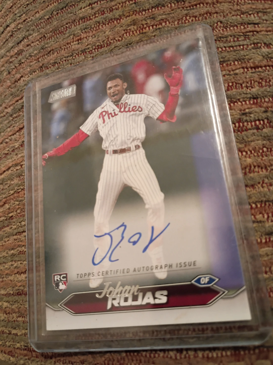 Johan Rojas Autograph Rookie Baseball Card