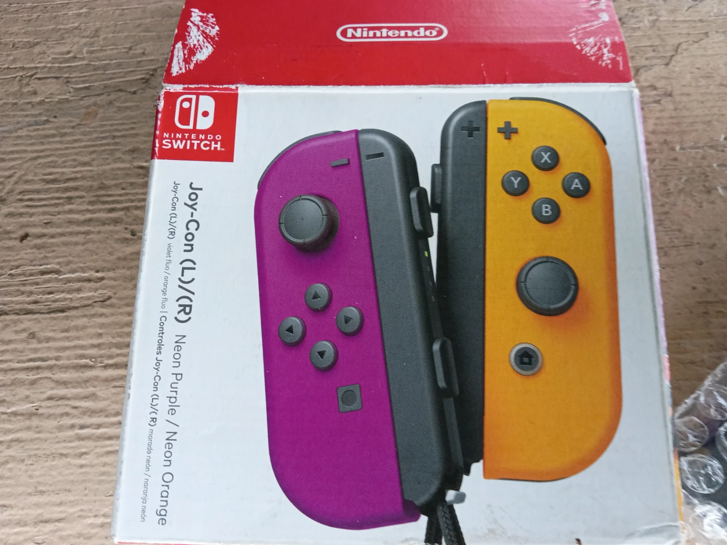 Nintendo Switch Joy-Con (L)/(R) Neon Purple / Neon Orange