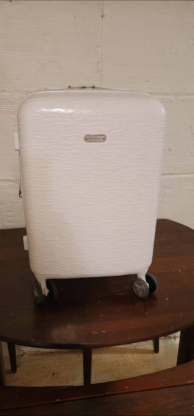 Rebecca Minkoff White Carry-On Suitcase - photo 4