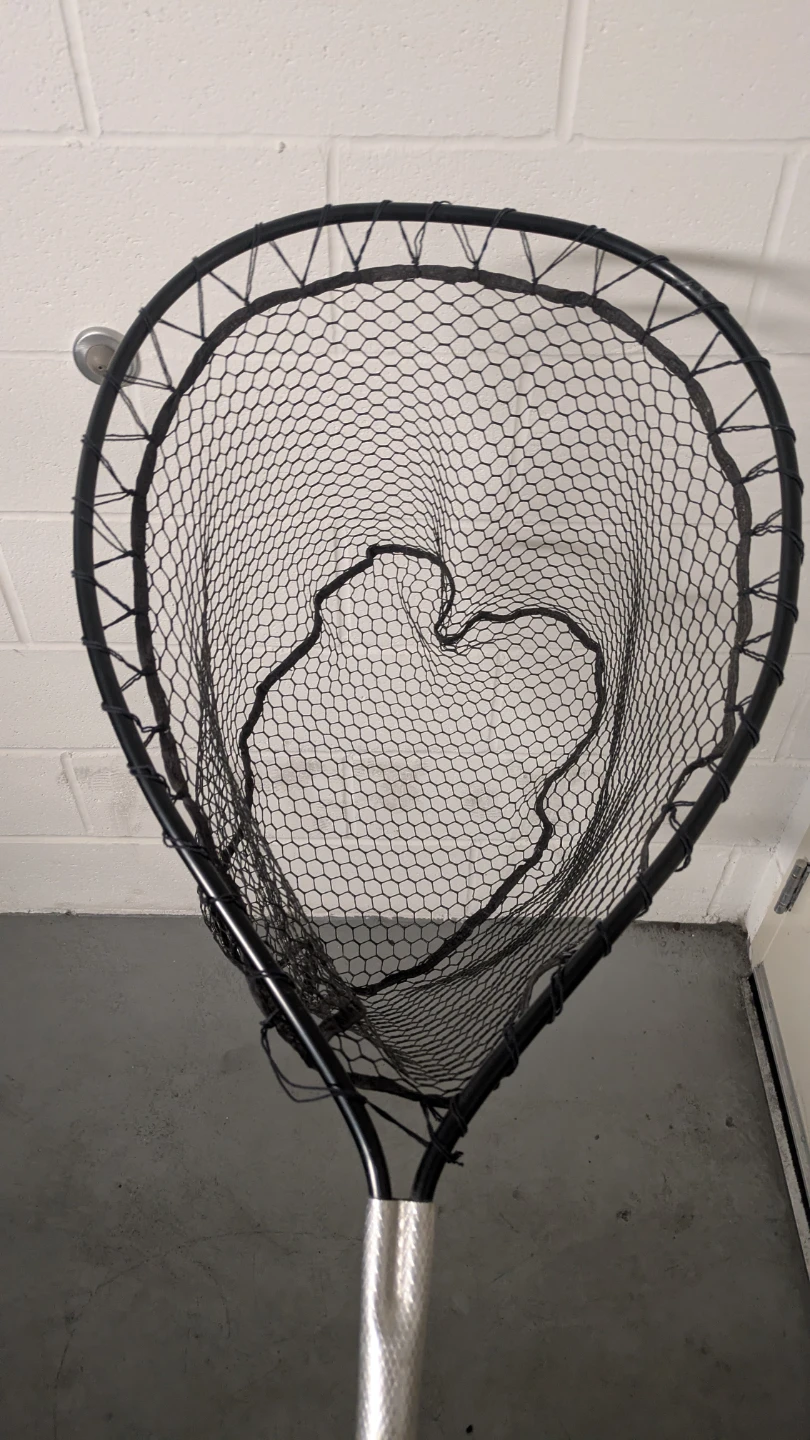 Lucky Strike Fishing Net – Long Aluminum Handle - photo 3