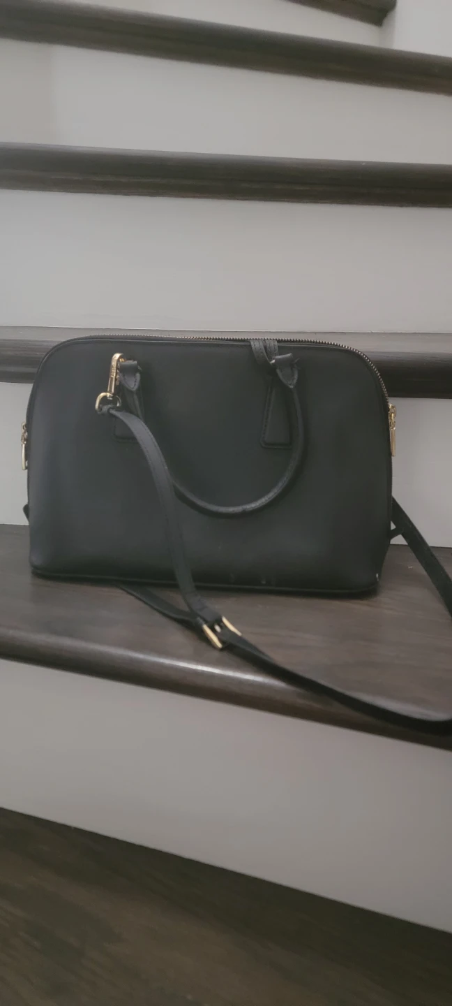 Prada Black Leather Satchel Bag - photo 2