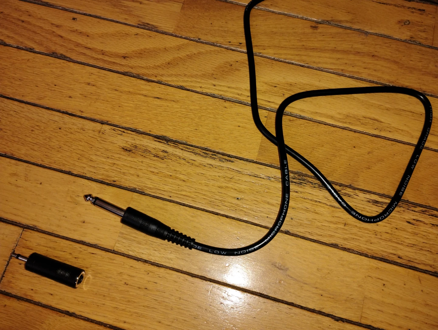 High Grade Low Noise Karaoke Microphone Cable with Adapter - photo 4