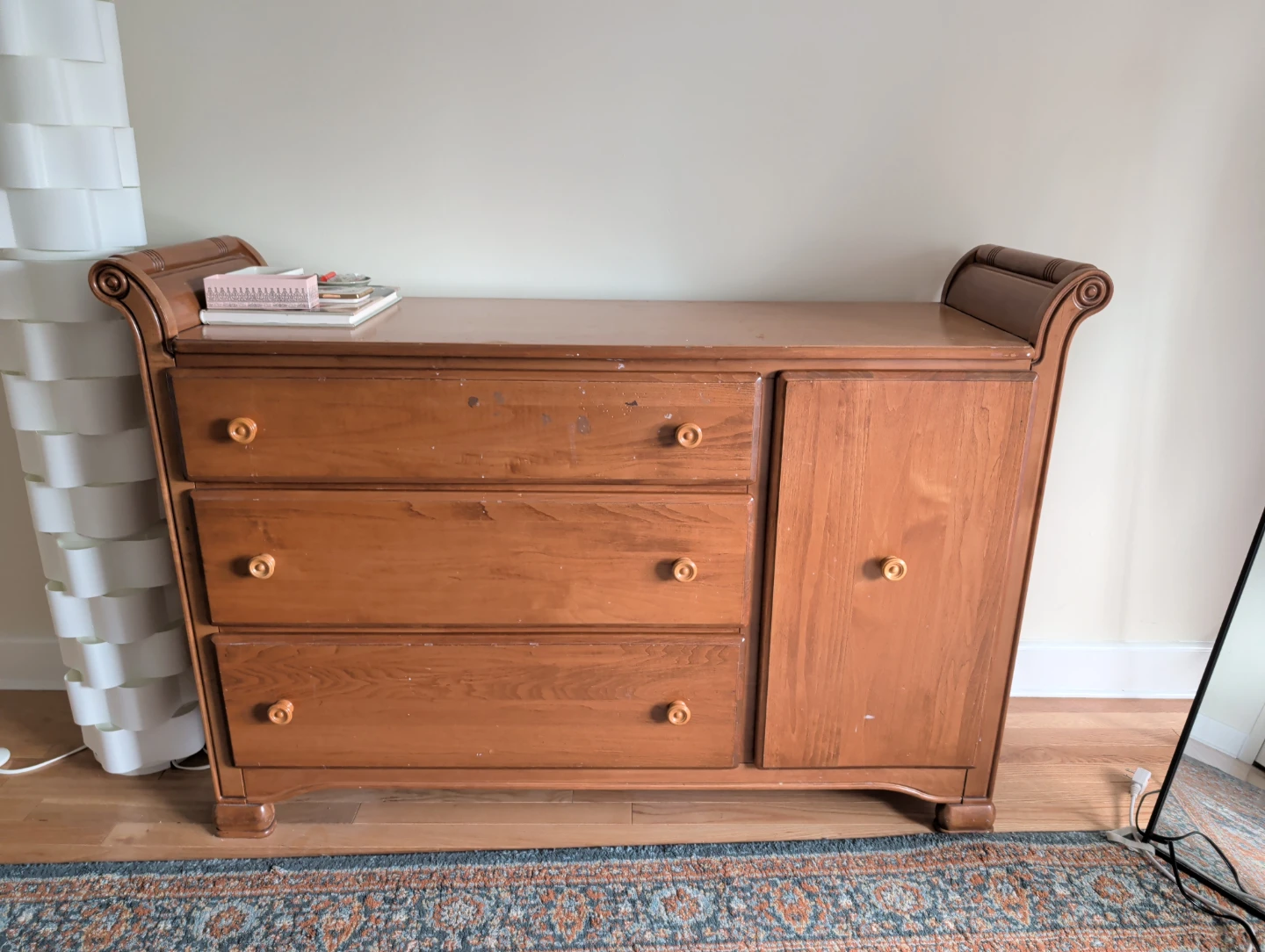 Wooden Dresser with Cabinet