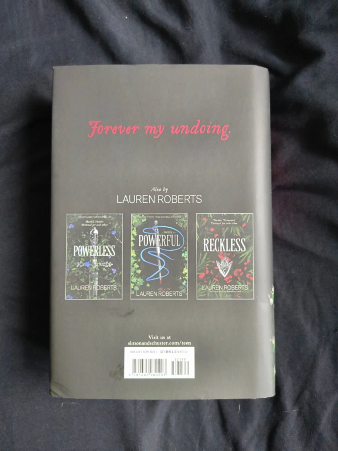 Fearless book by Lauren Roberts - photo 2