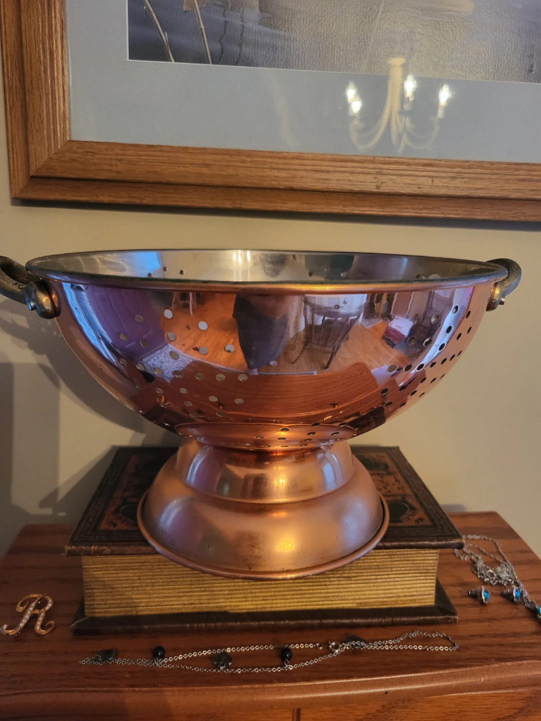 Copper Colander Strainer